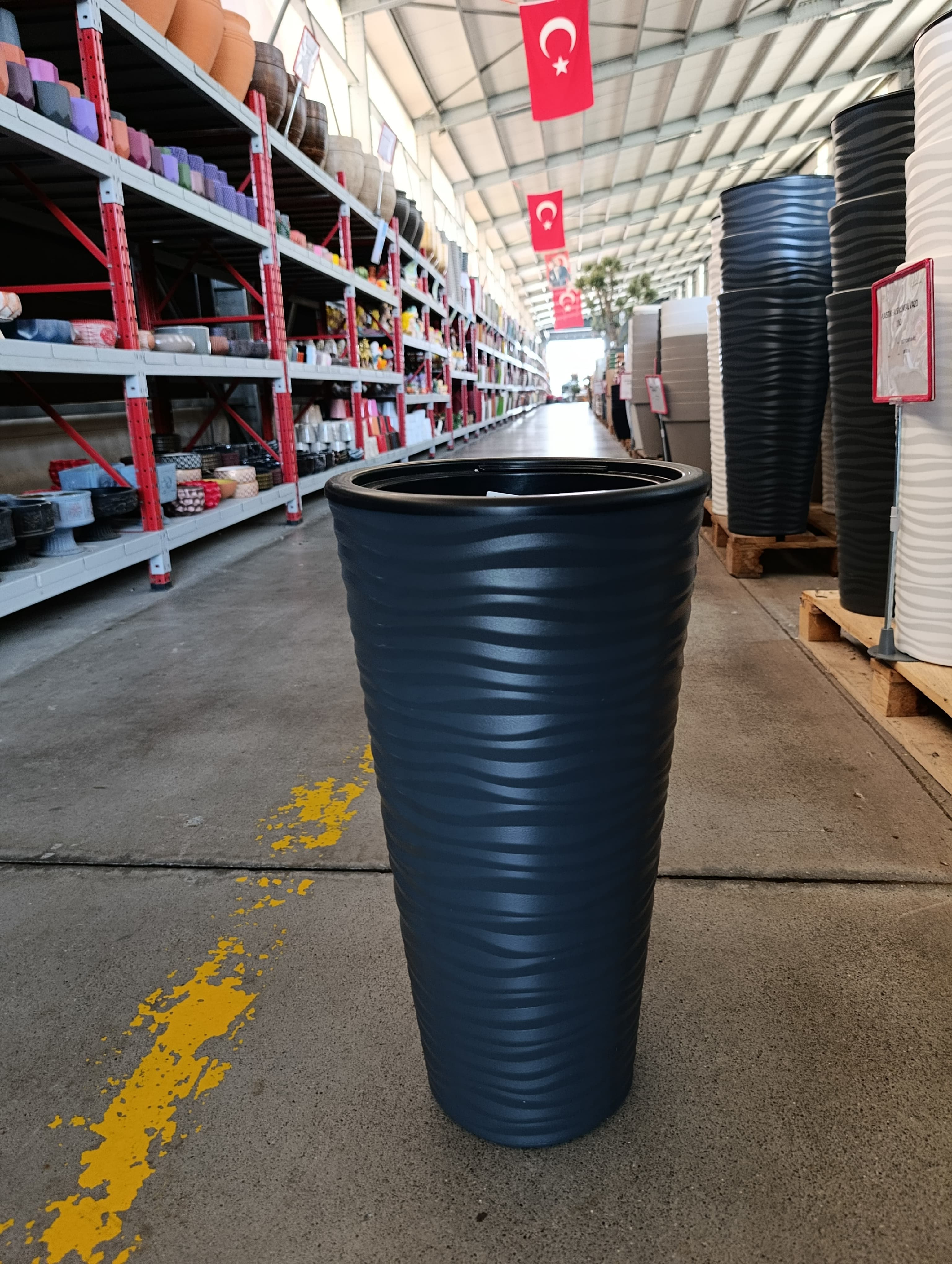 15 Litre Çift Hazneli Kumsal Saksı