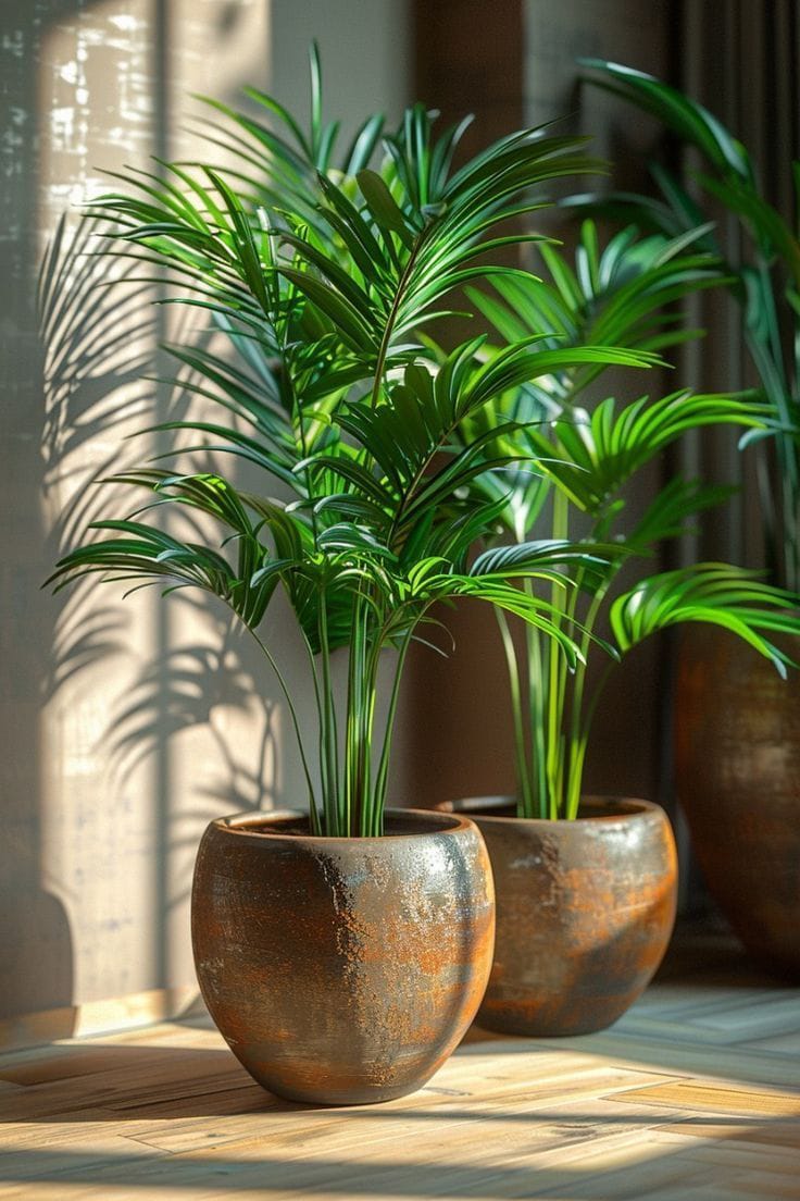 Dekoratif Saksıda Areka Palmiyesi -Areca Palm
